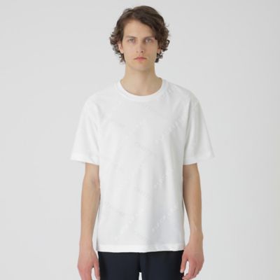 ＜BLACK LABEL CRESTBRIDGE (Men)＞【ＢＬＡＣＫ　ｌａｂ．】メッシュ＆ループロゴＴシャツ（５１Ｐ５０５６０＿＿）