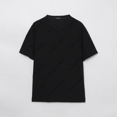 【ＢＬＡＣＫ　ｌａｂ．】メッシュ＆ループロゴＴシャツ（５１Ｐ５０５６０＿＿）