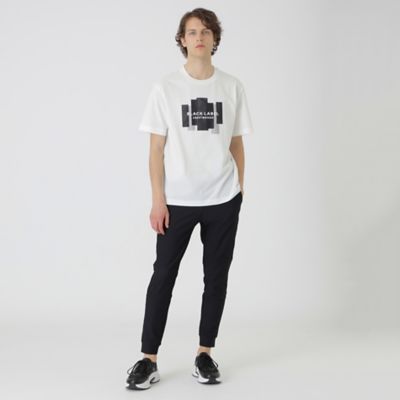 【ＢＬＡＣＫ　ｌａｂ．】ラインストーンジオメトリックロゴＴシャツ（５１Ｐ５３５６３＿＿）