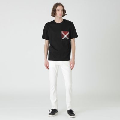 新品M ブラックレーベル クレストブリッジ CBチェック カラミポケットTシャツ 一部店舗限定】クレストブリッジチェックカラミポケットTシャツ