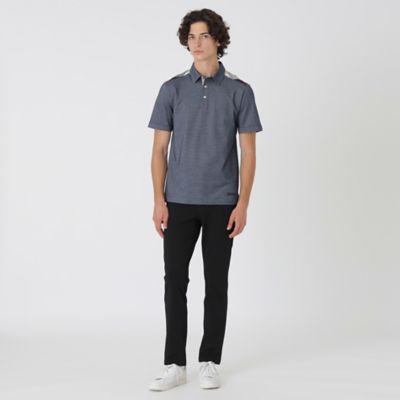 ブラックレーベル　半袖肩チェック柄ポロシャツ Mサイズ　22,000円 白 ロイヤルスヴィンガーズマンポロシャツ（51P21531＿＿