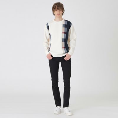 【一部店舗限定】ストライプパッチワークスウェットシャツ（５１Ｐ６２５７２＿＿）