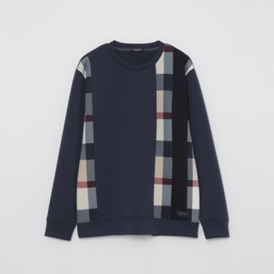 【一部店舗限定】ストライプパッチワークスウェットシャツ（５１Ｐ６２５７２＿＿）