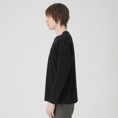 稀少✨ブラックレーベル　リブカットソー 一部店舗限定】チェックコンビロゴカットソー