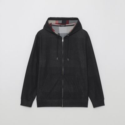 ✨未使用級✨24SS✨ブラックレーベル　ブラックラボ　チェックパーカー　M 一部店舗限定】ライトバックチェックパーカー