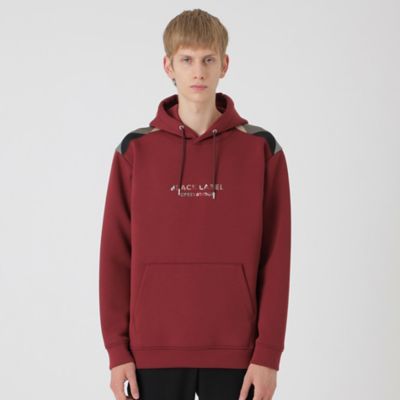 一部店舗限定】ショルダーチェックロゴフーディー