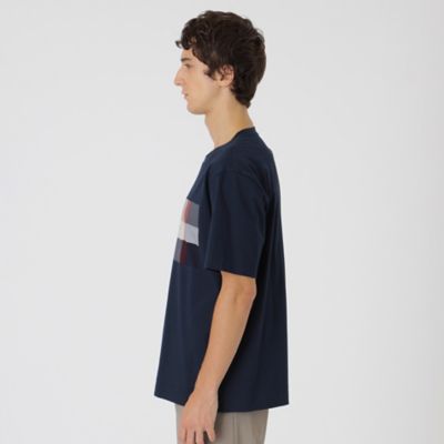 一部店舗限定】パネルクレストブリッジチェックTシャツ