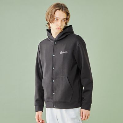 WEB・一部店舗限定】フードチェックパーカー（WEB限定）｜BLACK
