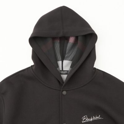WEB限定】ボタンフロントバックチェックパーカー
