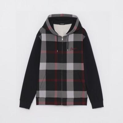 WEB・一部店舗限定】パネルチェックパーカー