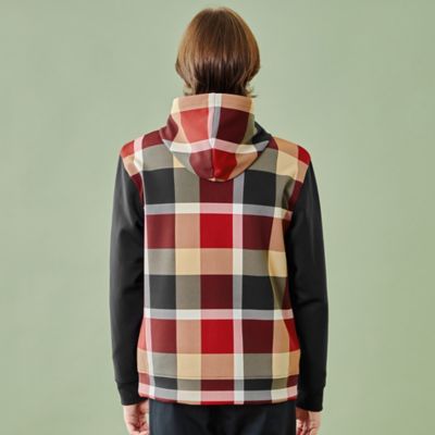 WEB・一部店舗限定】パネルチェックパーカー
