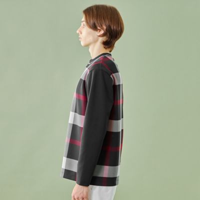 セール】 クレストブリッジチェックパッチワークカットソー