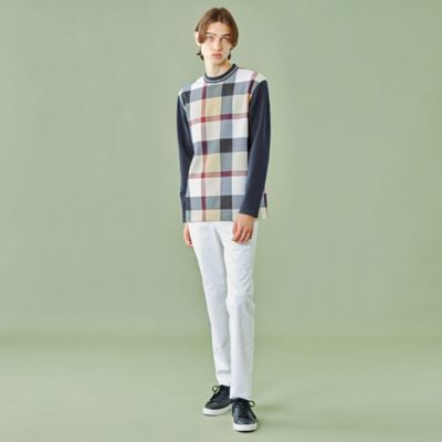 WEB・一部店舗限定】パネルチェックパーカー