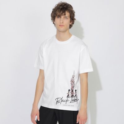 ＜BLACK LABEL CRESTBRIDGE (Men)＞【ＷＥＢ・一部店舗限定】ビッグベン＆ガーズマンＴシャツ（５１Ｐ８４５０４＿＿）