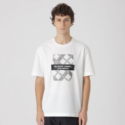 BLACK LABEL CRESTBRIDGE (Men)/ブラックレーベル・クレストブリッジ 【一部店舗限定】シャドーバイアスチェック ロゴプリントTシャツ(51P84694__)