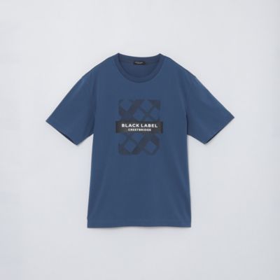 一部店舗限定】シャドーバイアスチェック ロゴプリントTシャツ