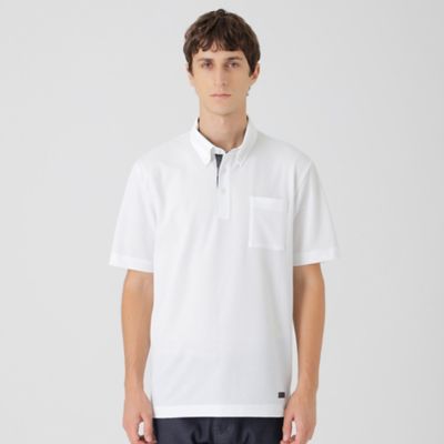 BLACK LABEL CRESTBRIDGE (Men)/ブラックレーベル・クレストブリッジ 【一部店舗限定】テクニカルハイゲージサッカーポロシャツ(51P86696__)
