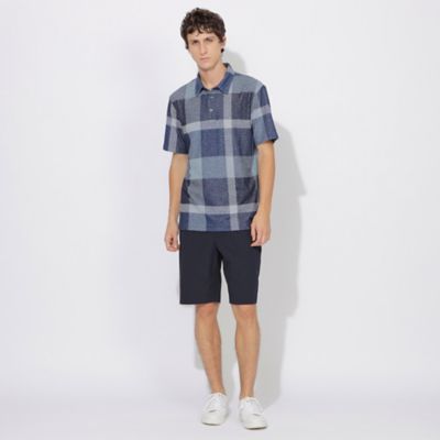 WEB限定】クレストブリッジチェックパイルポロ