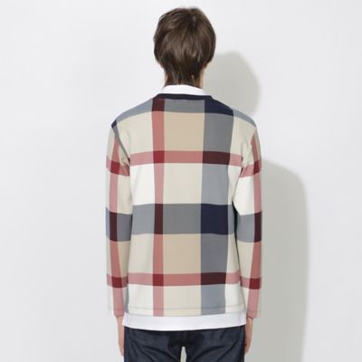 【ＷＥＢ・一部店舗限定】フェイクレイヤードチェックカットソー（５１Ｐ９０５００＿＿）
