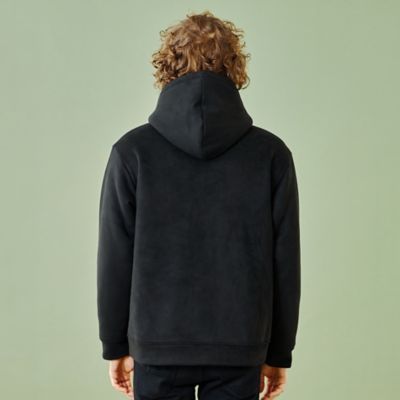 BRIEFING ブラックボアパーカーLサイズ　美品 BLACK lab.】シアーダンボールクレストブリッジチェックパーカー
