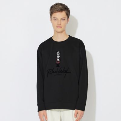 BLACK LABEL CRESTBRIDGE (Men)/ブラックレーベル・クレストブリッジ【WEB・一部店舗限定】ハブラシジェントルマンスウェットシャツ(51P92602__) クロ09G トップス【三越伊勢丹/公式】