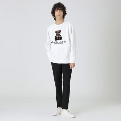 BLACKLABEL CRESTBRIDGE スウェット 一部店舗限定】ハブラシベアースウェットシャツ