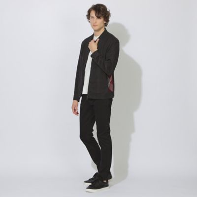 ✨美品✨ブラックレーベル　MA-1ジップアップブルゾン　ネイビー　サイズM WEB・一部店舗限定】バックチェックMA－1