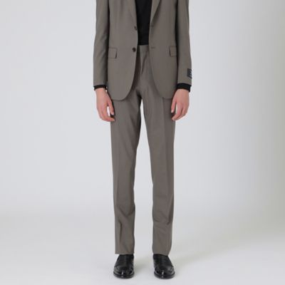 CARREMAN ウォッシャブルソリッドスラックス