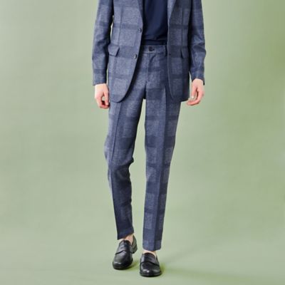 シャドークレストブリッジチェックカラミトラウザーズ（５１Ｒ１３３２３＿＿）