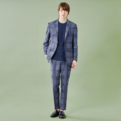 シャドークレストブリッジチェックカラミトラウザーズ（５１Ｒ１３３２３＿＿）