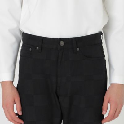 ⭐︎美品⭐︎【ESCADA】ブラックラベル デニムセットアップ シャドーロゴ シャドーチェックブラックデニム（51R30640＿＿