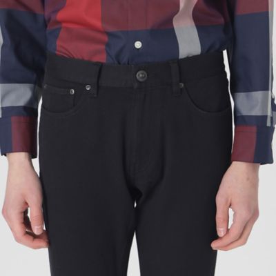 Ｗフェイスクレストブリッジチェックスキニーデニムパンツ（５１Ｒ３１３４１＿＿）