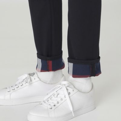 Ｗフェイスクレストブリッジチェックスキニーデニムパンツ（５１Ｒ３１３４１＿＿）