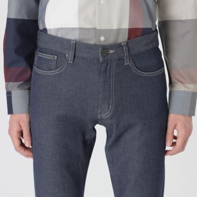 Ｗフェイスクレストブリッジチェックスキニーデニムパンツ（５１Ｒ３１３４１＿＿）
