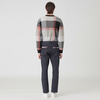 ダブルフェイスクレストブリッジチェックレギュラーフィットデニム（５１Ｒ３２５４２＿＿）