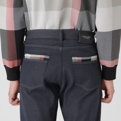 ダブルフェイスクレストブリッジチェックレギュラーフィットデニム（５１Ｒ３２５４２＿＿）