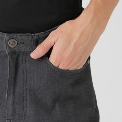 ダブルフェイスクレストブリッジチェックデニムパンツ（５１Ｒ３３６４３＿＿）