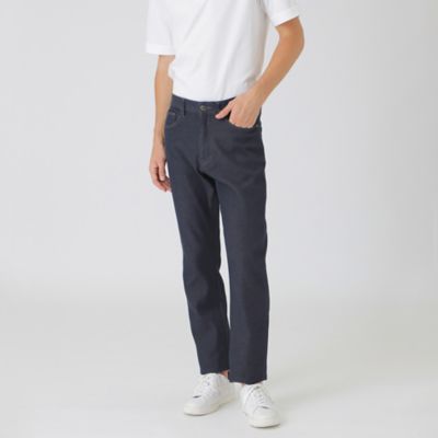 ダブルフェイスクレストブリッジチェックデニムパンツ（５１Ｒ３３６４３＿＿）