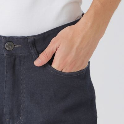 ダブルフェイスクレストブリッジチェックデニムパンツ（５１Ｒ３３６４３＿＿）