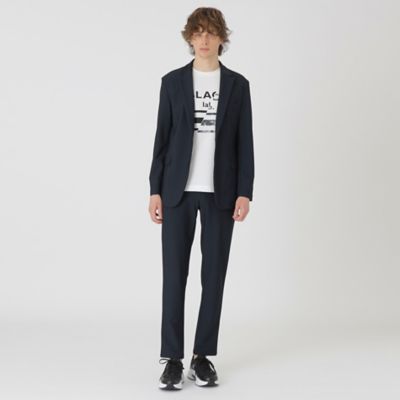 【ＢＬＡＣＫ　ｌａｂ．】３Ｄワープニットトラウザーズ（５１Ｒ４０５５０＿＿）