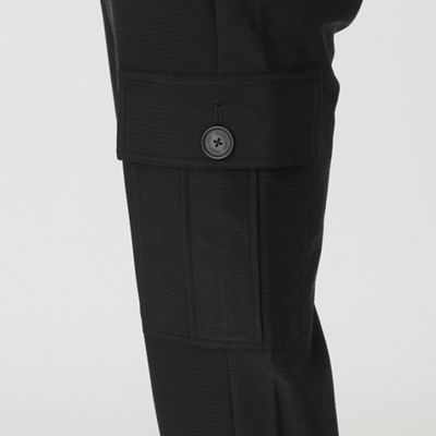 【ＢＬＡＣＫ　ｌａｂ．】３Ｄワープニットカーゴパンツ（５１Ｒ４２５５２＿＿）
