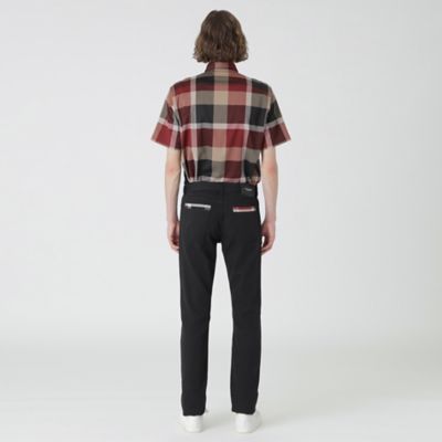 【一部店舗限定】Ｗフェイスクレストブリッジチェックスキニーデニムパンツ（５１Ｒ８５３８５＿＿）