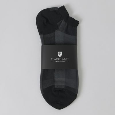 ＜BLACK LABEL CRESTBRIDGE (Men)＞クレストブリッジチェックショートソックス（５１Ｘ０５３８５＿＿）