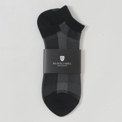 BLACK LABEL CRESTBRIDGE (Men)/ブラックレーベル・クレストブリッジ クレストブリッジチェックショートソックス(51X05585__)