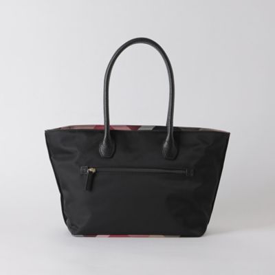 パーシャルクレストブリッジチェックナイロントート（５５１０７１０４＿＿）
