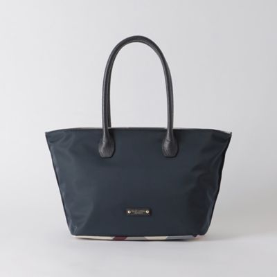 パーシャルクレストブリッジチェックナイロントート（５５１０７１０４＿＿）