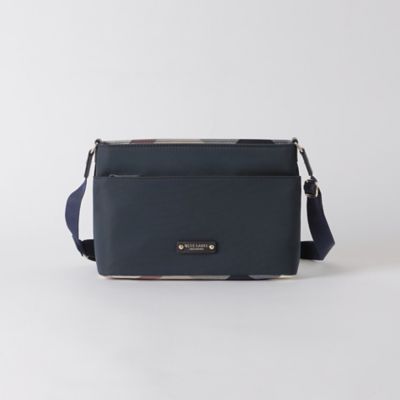パーシャルクレストブリッジチェックナイロンミニショルダー