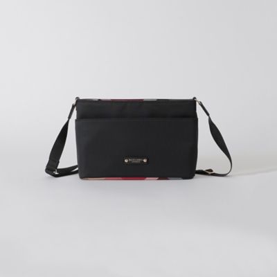 パーシャルクレストブリッジチェックナイロンミニショルダー（５５１１２２０８＿＿）