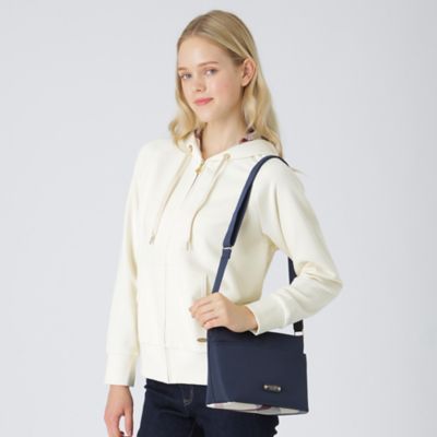 パーシャルクレストブリッジチェックナイロンミニショルダー（５５１１２２０８＿＿）
