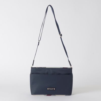 パーシャルクレストブリッジチェックナイロンミニショルダー（５５１１２２０８＿＿）